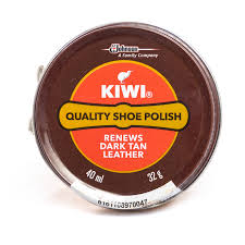 Kiwi Shoe Polish Dark Tan 25ml